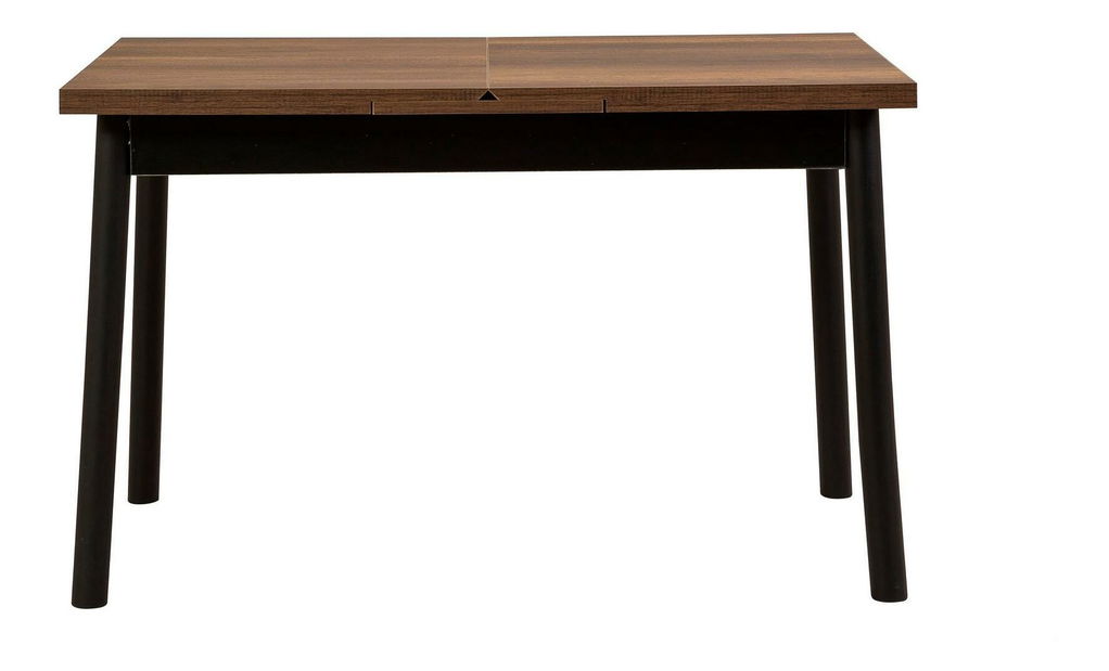 Set mobilier sufragerie Duvasa 25 (negru) (pentru 4 persoane)