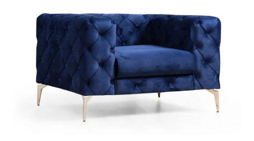 Fotelja Collo (tamnoplava)