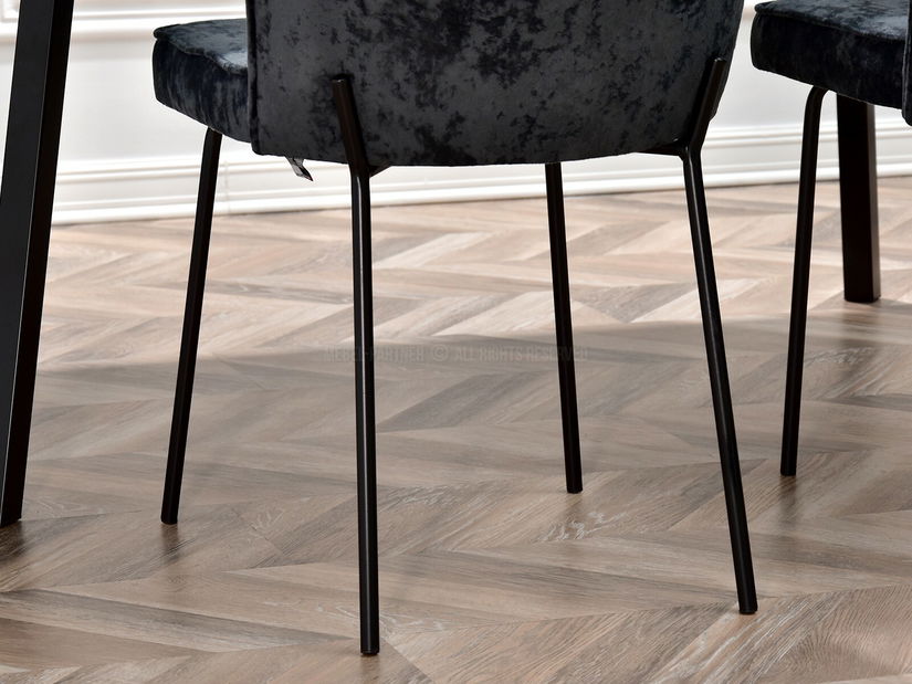 Scaun sufragerie Obrar (grafit + negru)