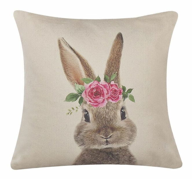 Sada 2 ozdobných vankúšov 45 x 45 cm Tulip (sivá)