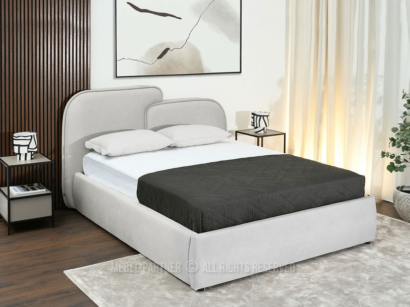 Manželská posteľ 160 cm Respondio 160 (sivá)