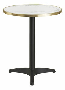 Masă bistro Bsamira 1 (alb + negru)