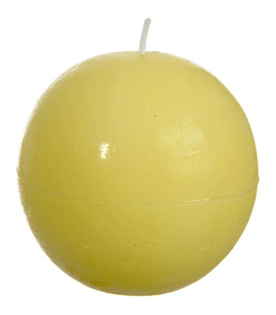 Sviečka Jolipa (9x9x9cm) (Žltá)