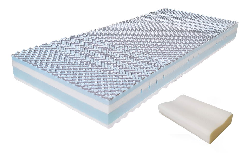 Penový matrac Benab Supreme 200x180 cm (T3/T4) (s vankúšom)