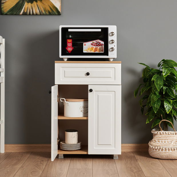 Kredenc Tuvantille 34 (safirni hrast + orah)