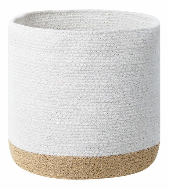 Set 3 ks úložných košov Benicio (béžová + biela)