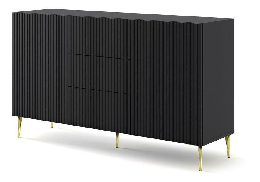 Comodă Rawy 2D3S 2 (Negru)