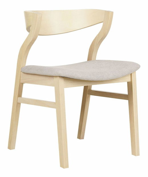 Set 2 ks jedálenských stoličiek Maori (svetlé drevo)