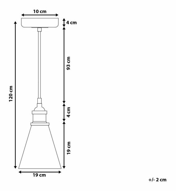 Lampă cu pandantiv Bitola (transparent)