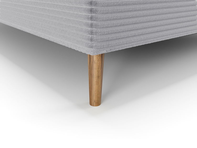 Jednolôžková posteľ 80 cm Napoli Bonell (sivá) (s roštom, bez úl. priestoru)