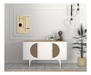 Dulap Burinda 130 (stejar alb)