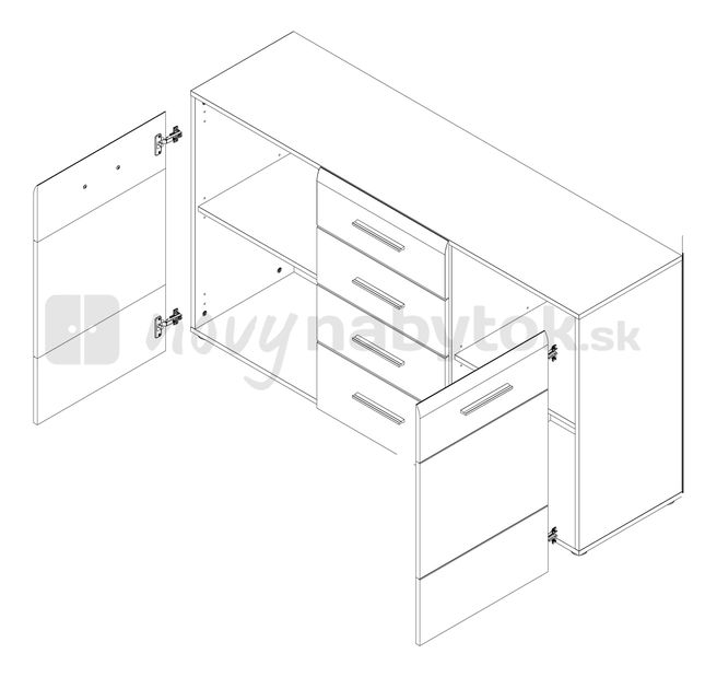 Komoda Kombino 26 CMBK26