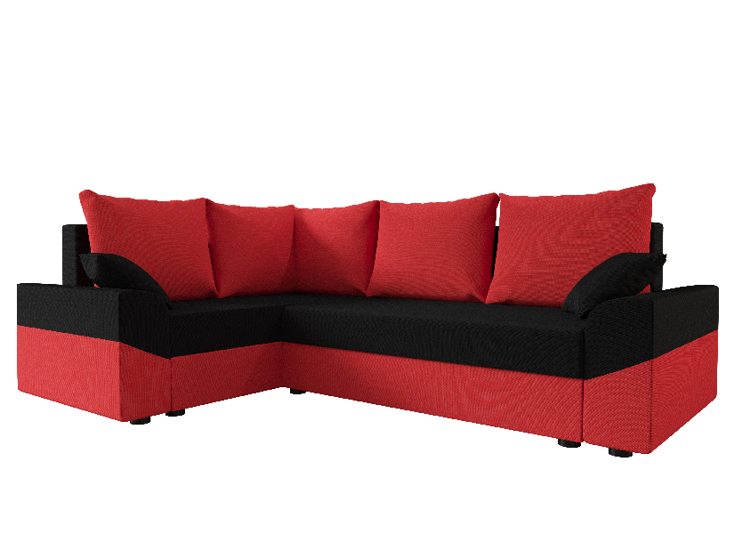 Sarok ülőgarnitúra Dusk Plus (piros + fekete) (B)