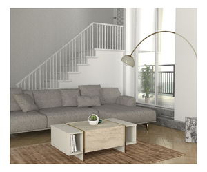 Stolić za kavu Veya 1 (travertin + pjesak)