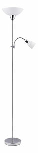 Stojanová lampa Diana 4059 (chrómová + biela)