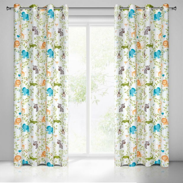 Perdea 140x250 cm Jumanji (alb)