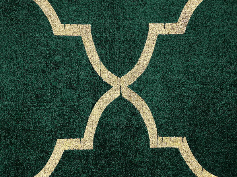 Covor 160x230 cm YOLK (stofă) (verde)