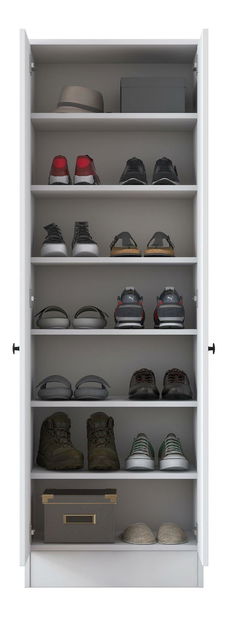 Dulap cu rafturi Pixie 13 (alb)