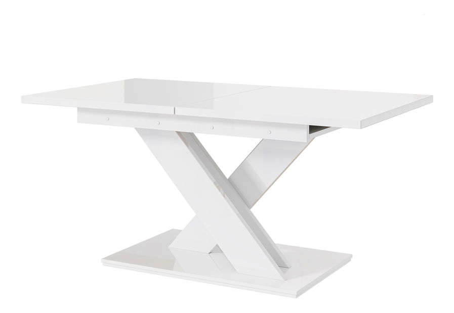 Jedálenský stôl Barax (lesk biely) (pre 6 až 8 osôb) *výpredaj