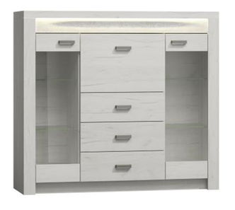 Vitrina Inneas 08 (jasen bijeli)  