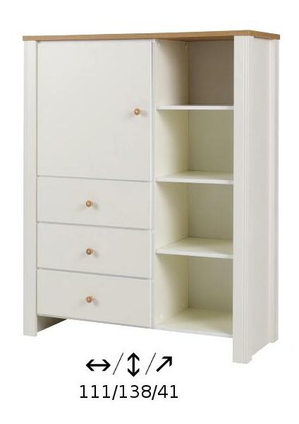 Policová skriňa Berkeley B2