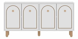 Comodă Mintpoint (alb)