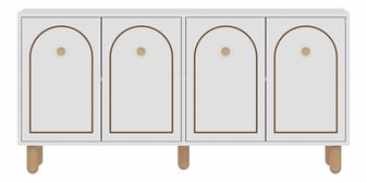 Komód Mintpoint (fehér) 