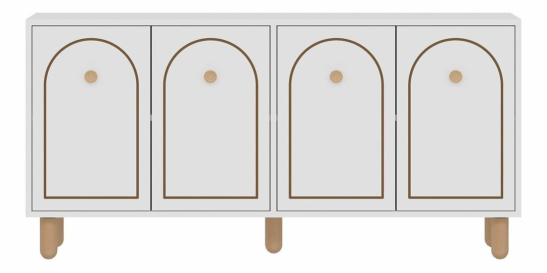 Comodă Mintpoint (alb)