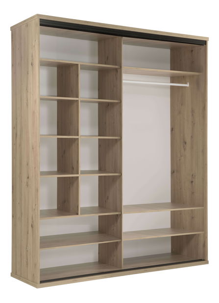 Šatníková skriňa Claudi 14 (dub artisan)