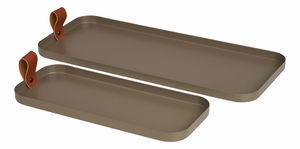 Set 2 ks táciek Tsiveria 9 (hnedá)