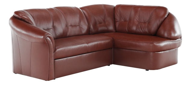 Bőr sarokkanapé Lamerton (P)