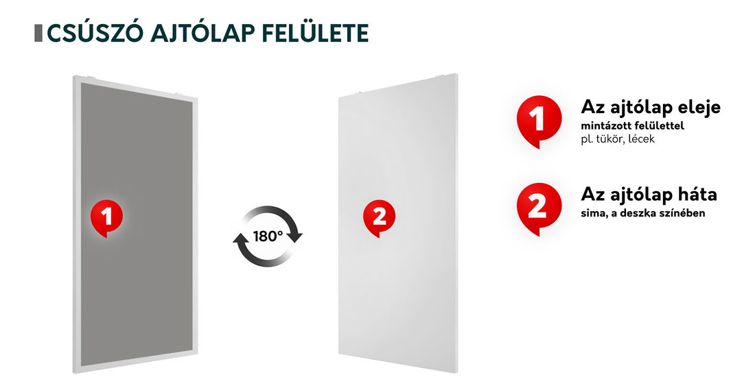 Tolóajtó Ravina V (artisan tölgy + fekete)