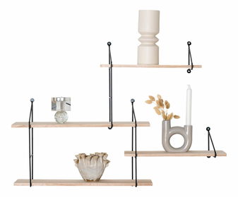 Raft Horavia (negru + natural)