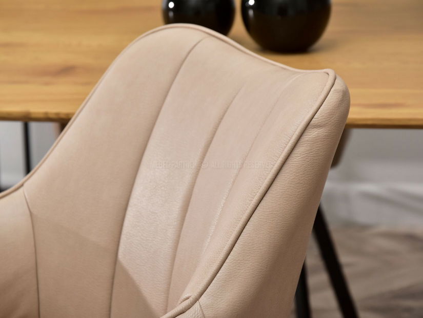 Stolica Carl (bež + krom)