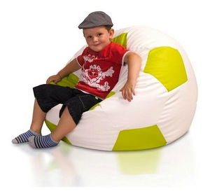 Babzsák Futbal XXL (fehér + lime)