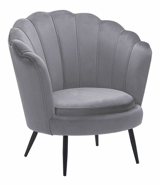 Kreslo LAVIKE (zamat) (sivá)