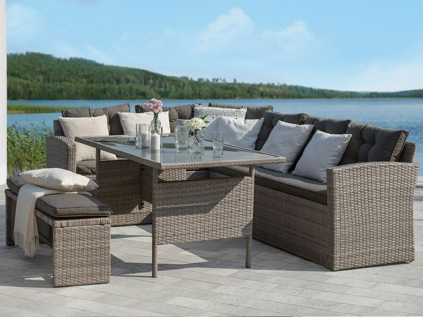 Sedacia súprava Verto (svetlosivá)