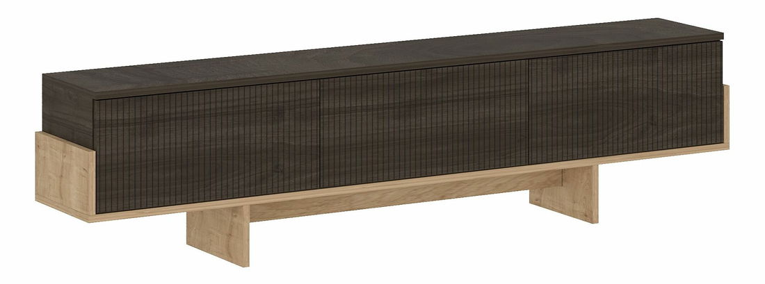 TV skrinka Hega (orech + dub zafírový)