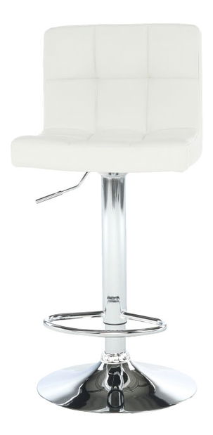 Scaun tip bar Kaisa (alb)