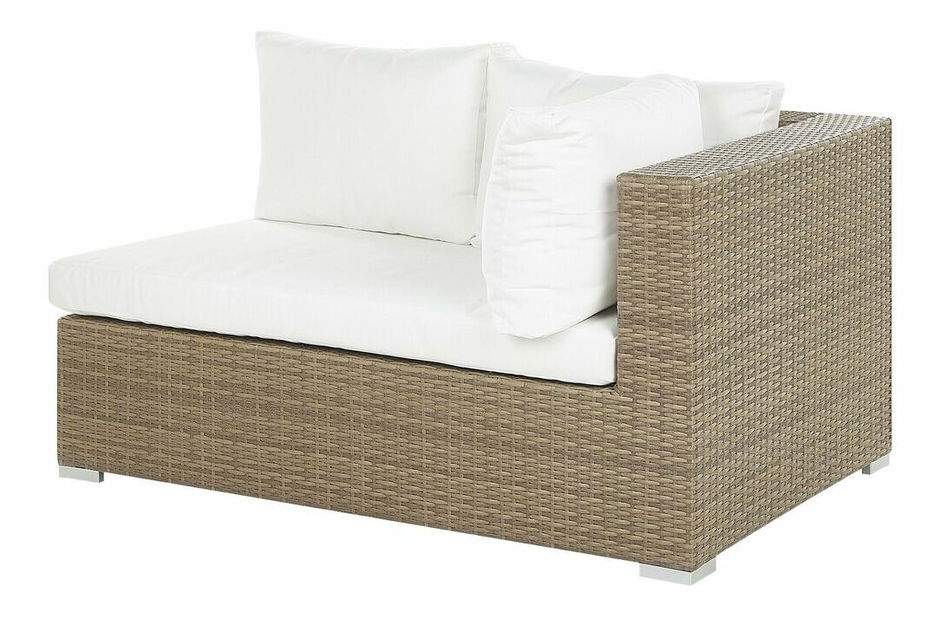 Set canapele MAJESTO II (maro + Crem) (pentru 8 persoane)