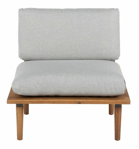 Set canapele pentru grădină Fresno (gri deschis) (2 fotolii)