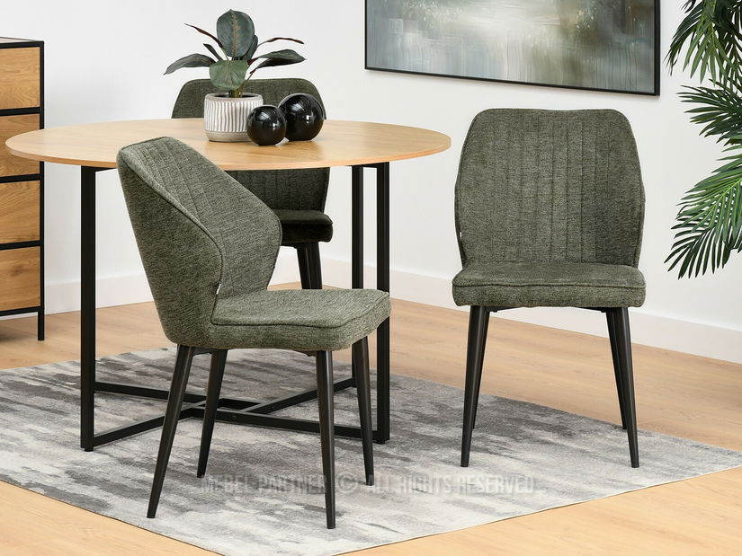 Szék Greta K (zöld + fekete)