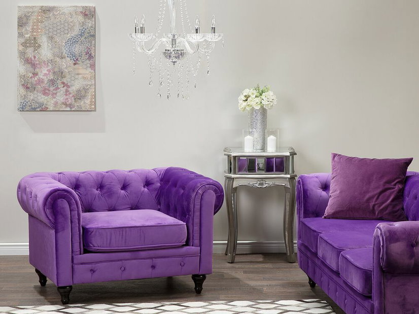 Fotel Chichester (lila)