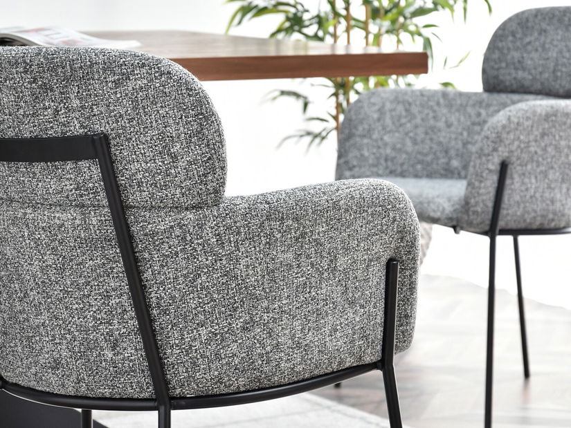 Szék Baggie K (szürke + fekete)