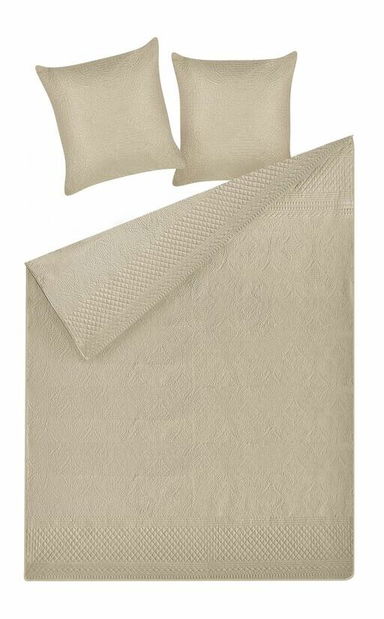 Set cuvertură de pat și pernă 140 x 210 cm Samarie (gri) 