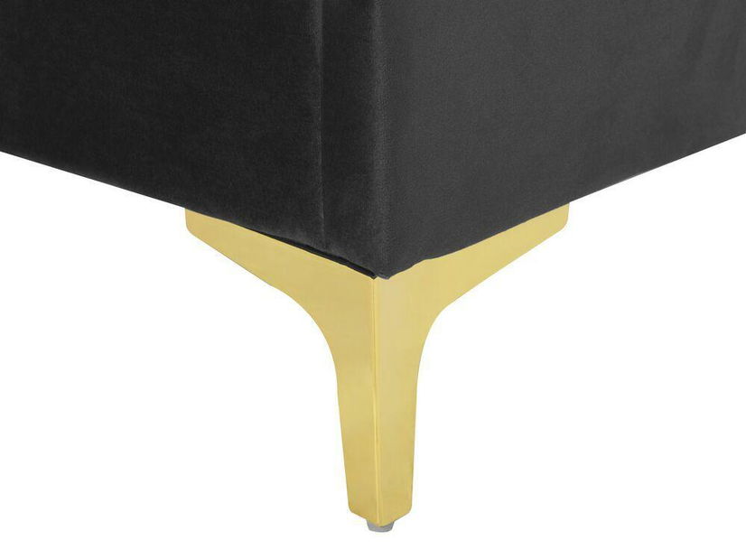 Franciaágy 180 cm Lubbka (ezüst)