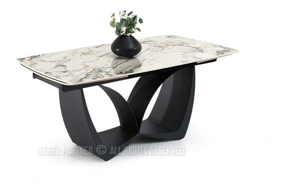 Blagovaonski stol Carteles (mramor + crna)