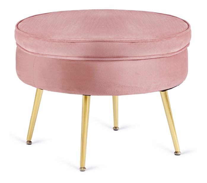 Fotoliu Guarida (roz) (cu taburete)