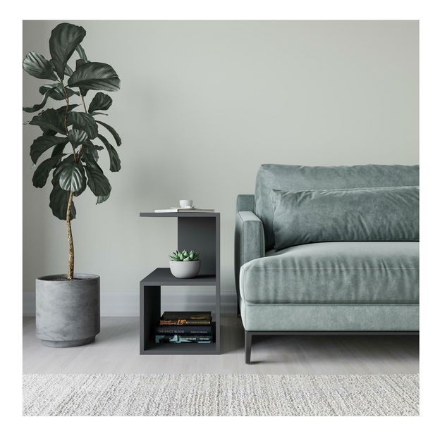 Pomoćni stolić Kedeke (antracit) 