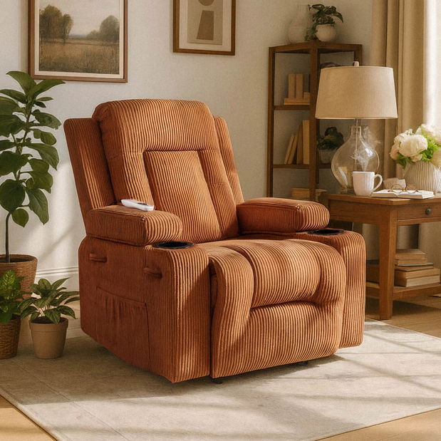 Masszázsfotel Banesto (narancssárga) 